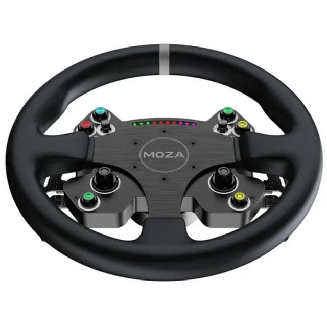 Detalle de Moza CS V2P volante de carreras