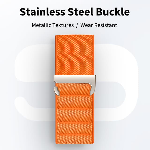 Detalle de Alpine Loop 3-Pack Nylon Sport Band for Apple Watch