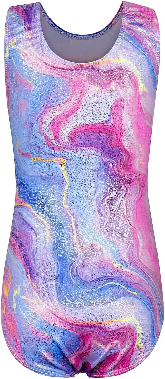 Detalle 2 de ZNYUNE Mädchen Gymnastikanzug mit Farbverlauf