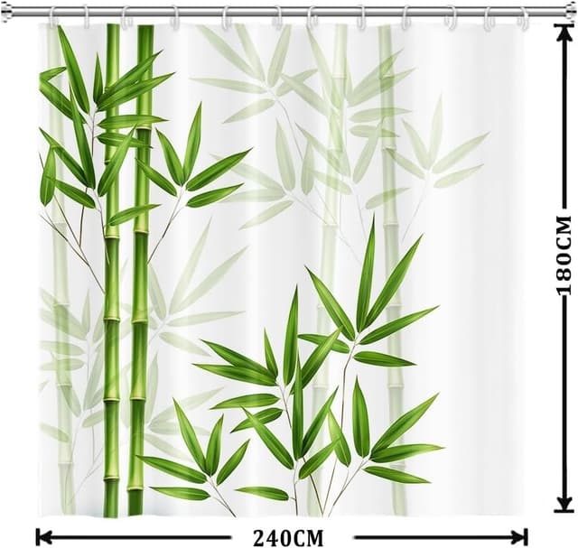 Thumbnail 6 de Uiiooazy Duschvorhang 240x180cm