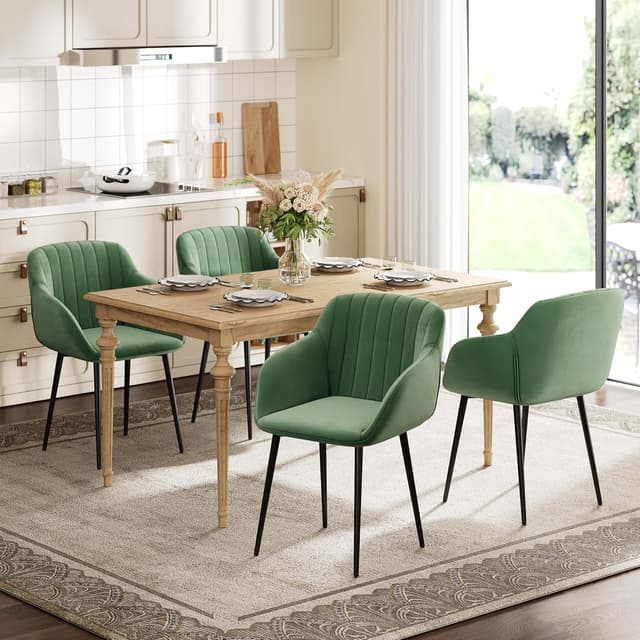 Detalle 2 de Goeurvant 6 sedie imbottite in velluto