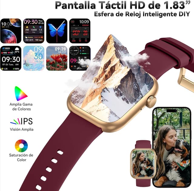 Thumbnail 5 de Smartwatch 1,83" Llamadas y 123 modos deportivos