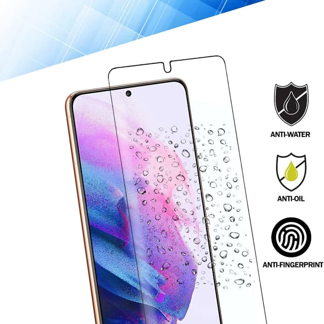 Detalle de RKINC Panzerglas-Schutzfolie (3er-Set) für Samsung Galaxy S25 Ultra – kratzfest, blasenfrei, splittersicher