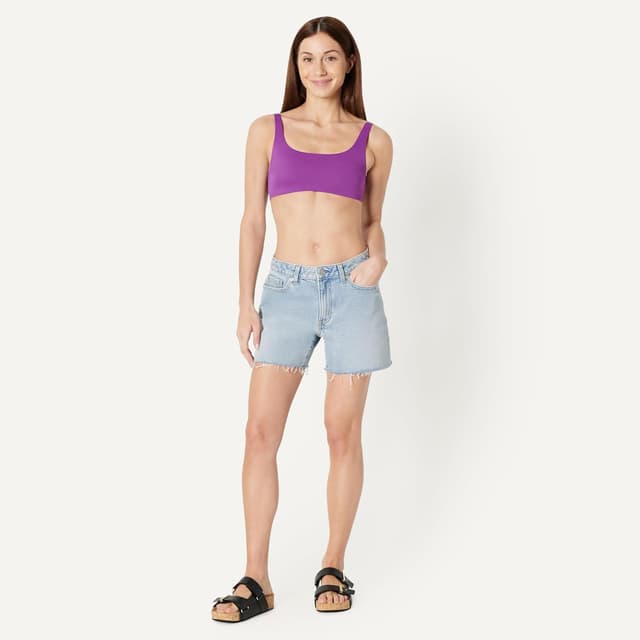 Detalle 1 de Amazon Essentials Women’s Squareneck Swim Bikini Top