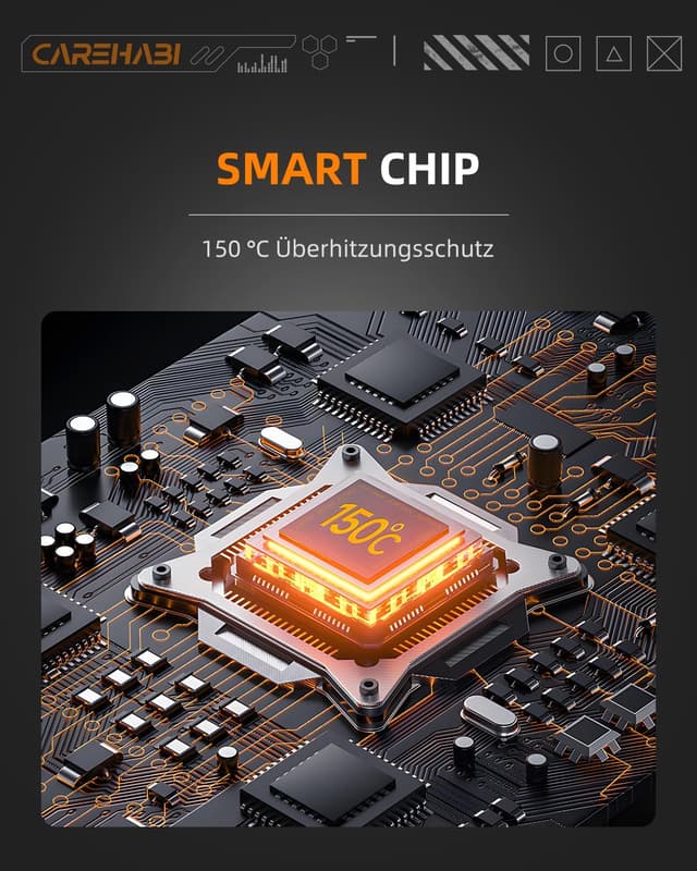 Thumbnail 6 de Electric Air Cordless Air Duster (110.000 RPM) – akkubetriebenes Mini-Gebläse mit 4 Düsen, 3 Stufen und Überhitzungsschutz