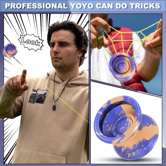 Detalle de Hksod C2 Yo-Yo Responsive Metal Kit with 10 Strings