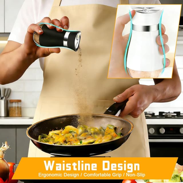 Detalle 1 de Houbobo Salt and Pepper Shakers set 120 ml