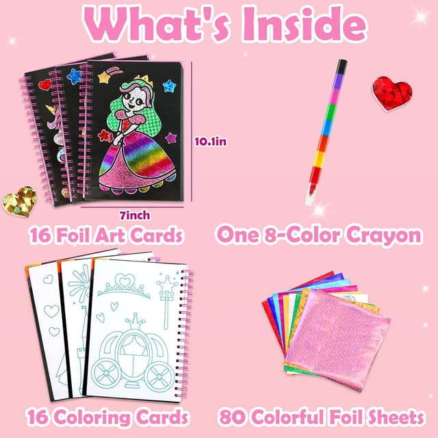 Detalle de FUNNYB&G Foil Art Bastelset 16 🎨