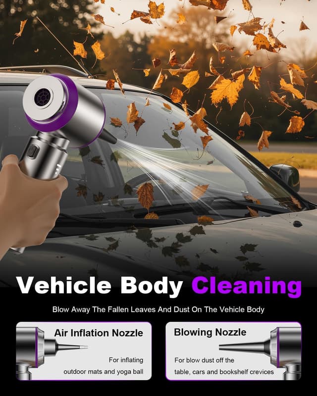 Detalle 2 de Aspirapolvere auto senza fili 26KPa KITBEZN