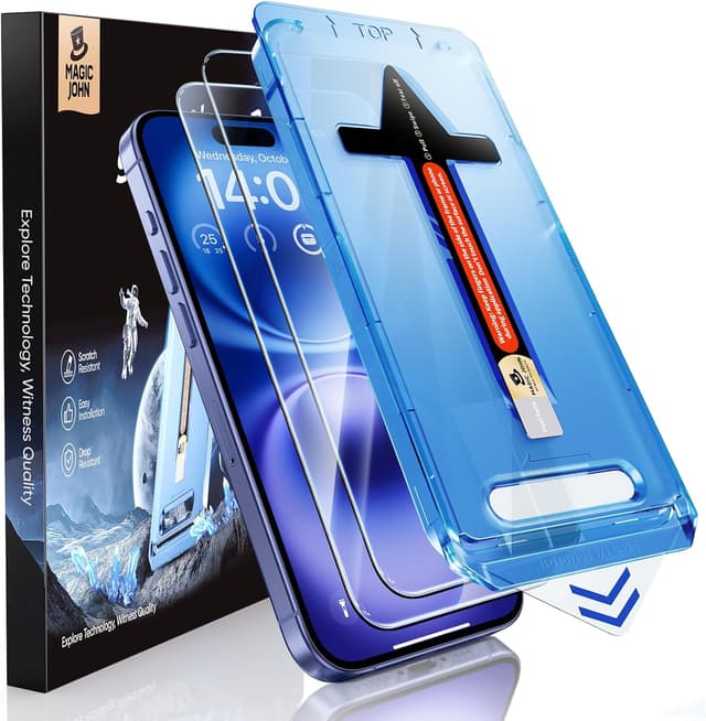 Detalle de MAGIC JOHN iPhone 16 screen protector 6.1 inch