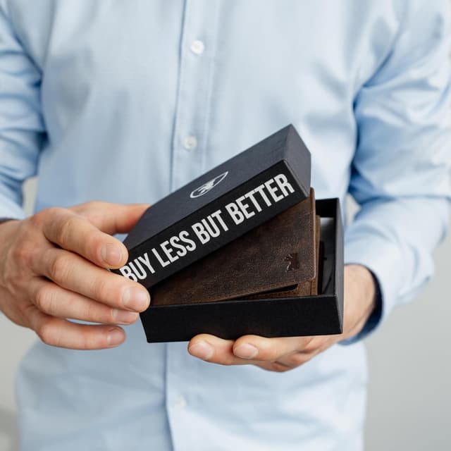 Thumbnail 1 de Berliner Bags Vintage Portefeuille en Cuir Marron