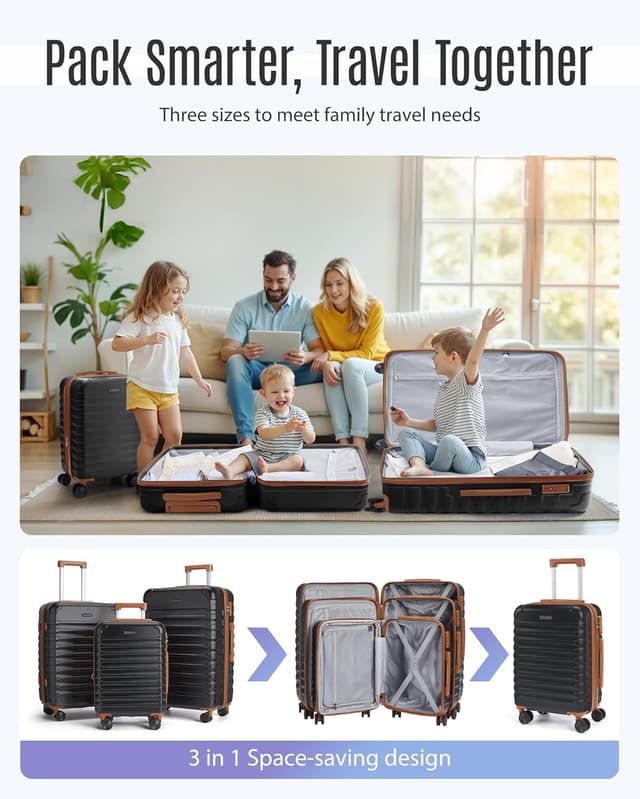 Thumbnail 1 de LIGHT FLIGHT 3-Piece Luggage Set 20/24/28 in.