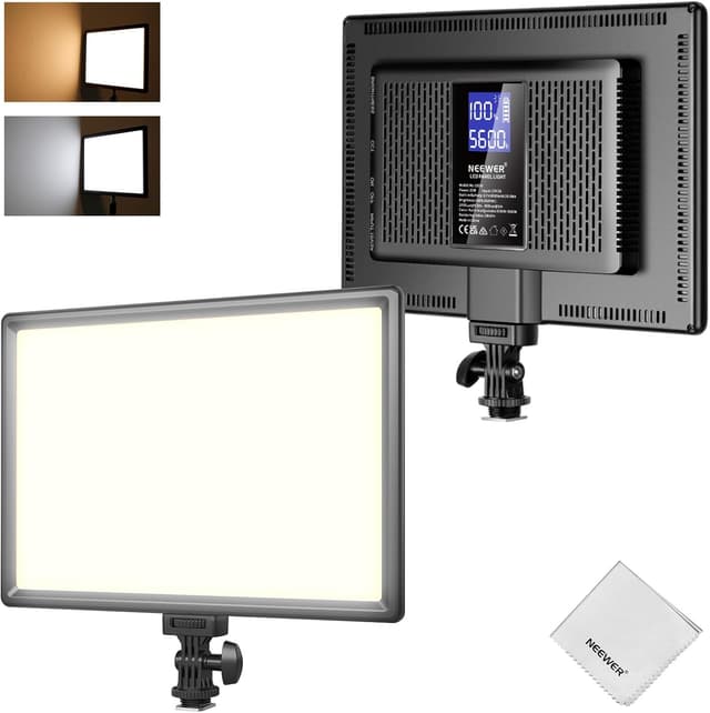 Imagen de NEEWER 192 LED Video Light Panel 20W Bi‑Color 3200–5600K en OfertitasTOP