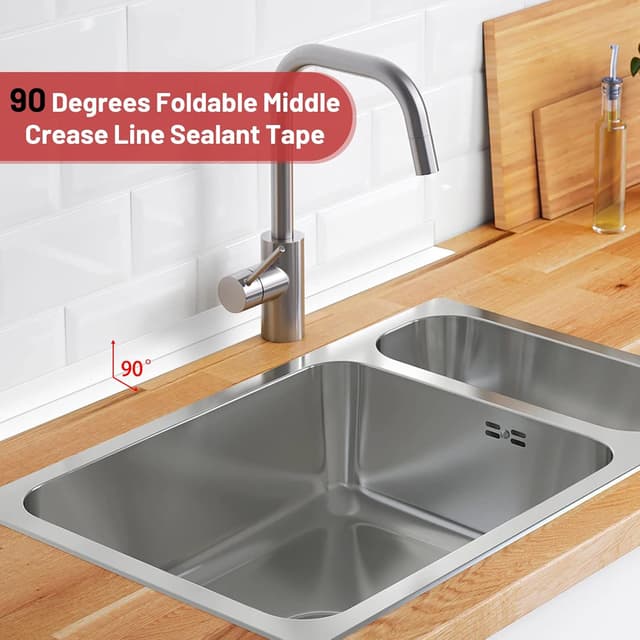 Thumbnail 4 de Fixmend Bath Sealant Strip 3-rolls for Bathroom ๐