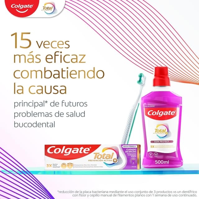 Thumbnail 4 de Colgate Total Prevención Activa 🦷 Pasta de dientes 4x75ml
