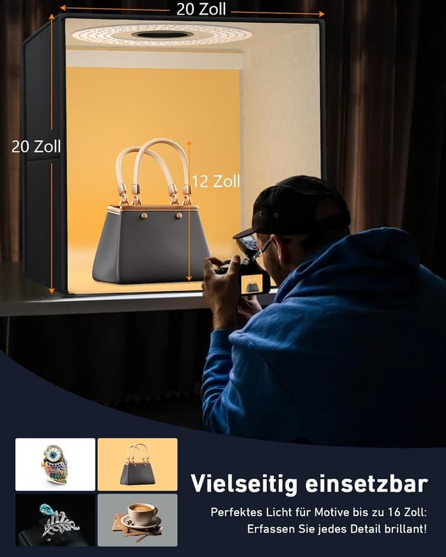 Thumbnail 1 de DUCLUS Fotobox 50x50x50cm