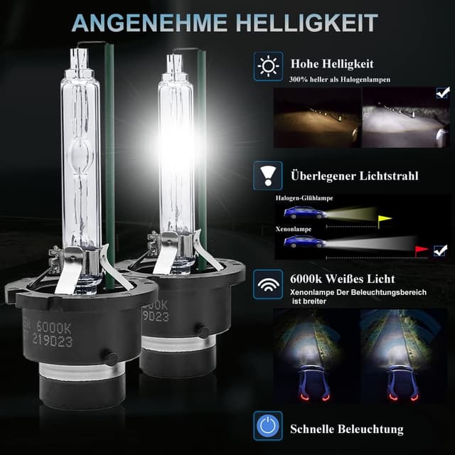 Detalle 2 de XELORD D4S 6000K Xenon Brenner 35W