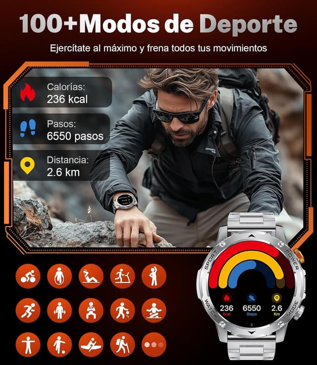 Thumbnail 4 de Reloj Inteligente DREMAC 1000 mAh 1,75