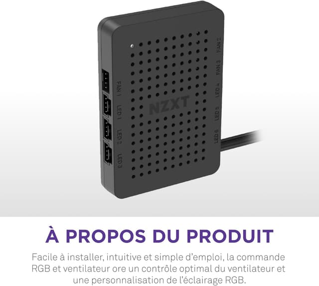 Thumbnail 4 de NZXT AC-CRFR0-B1-6 canaux RGB