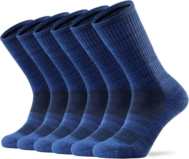Thumbnail 6 de Ortis Men’s Extra-Fine Merino Wool Cushioned Crew Socks for Hiking