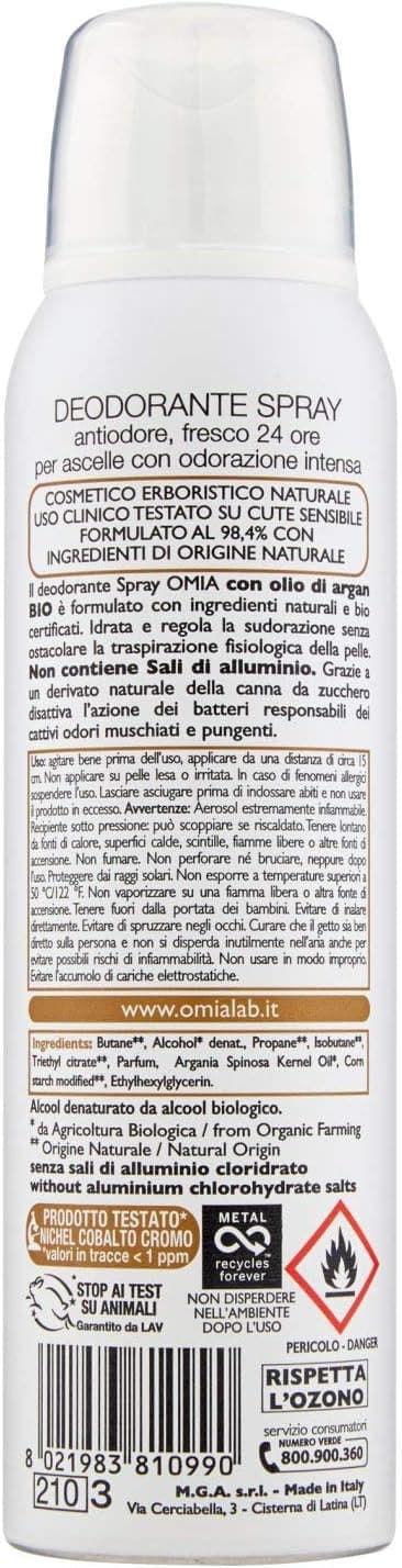 Detalle de Omia Deo Spray Erboristico 150 ml