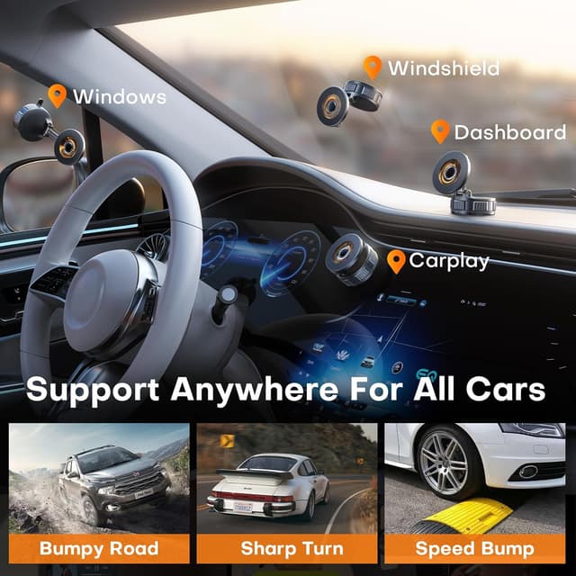 Thumbnail 4 de Magnetic Phone Holder 98 lb