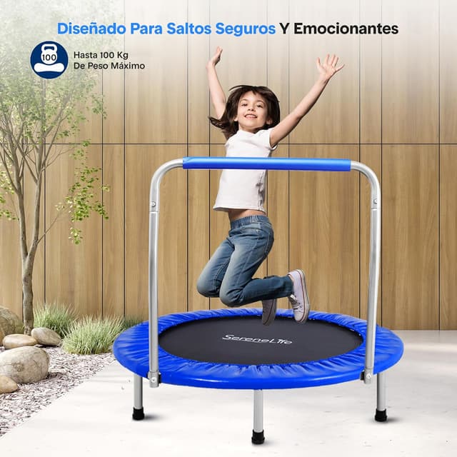 Thumbnail 2 de SereneLife trampolín 91 cm mini plegable
