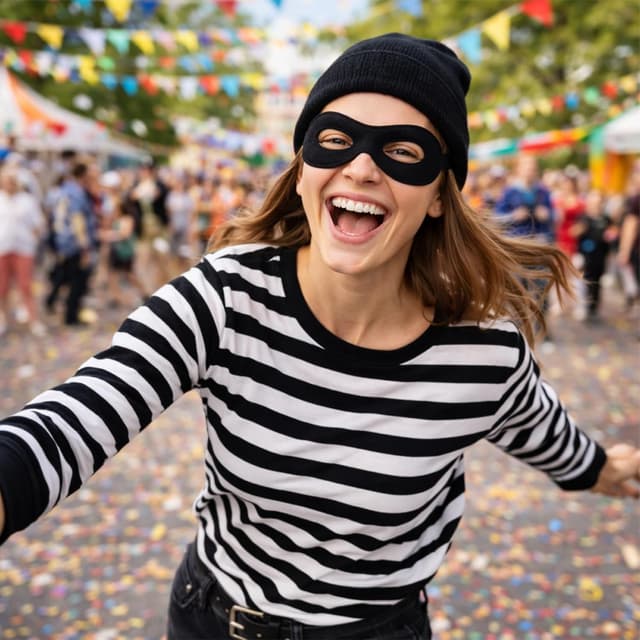 Thumbnail 5 de Bandit Zorro Augenmaske schwarz 🎭