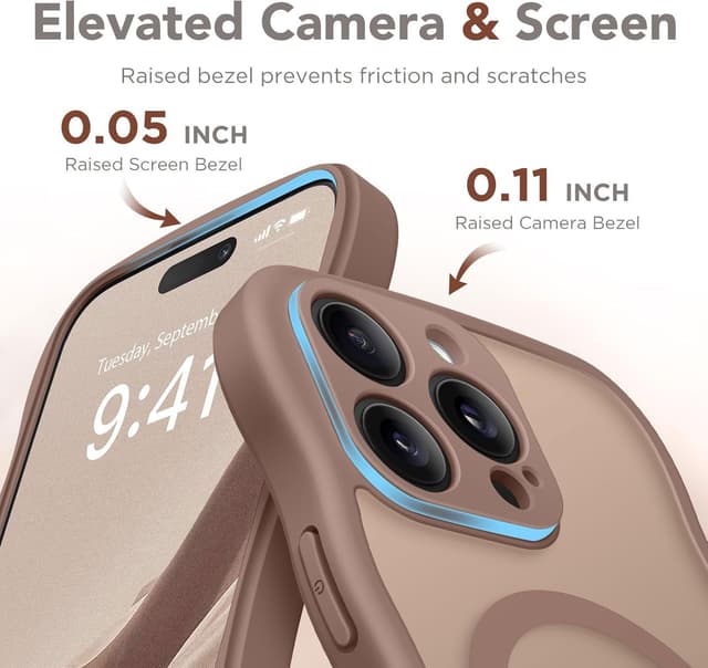 Thumbnail 5 de CAPRARO Cute for iPhone 15 Pro Case 14 FT Drop Protection