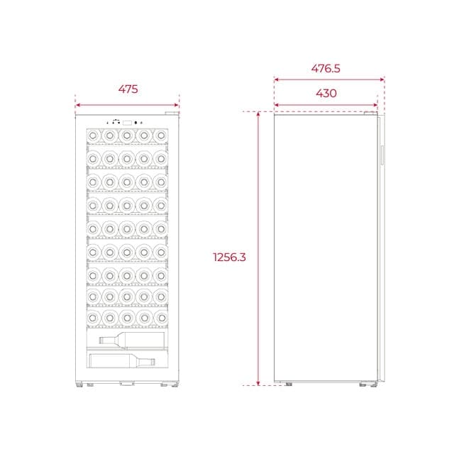 Thumbnail 2 de Teka RVF 10051 vinoteca 51 botellas