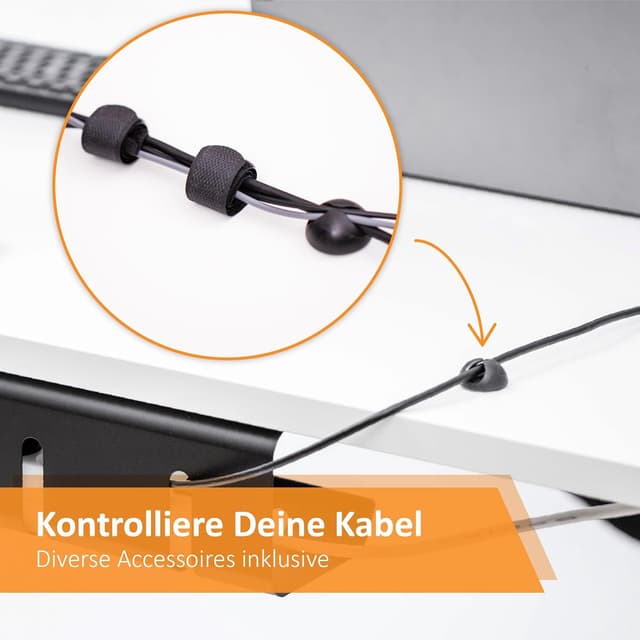 Thumbnail 5 de Stilemo® Kabelkanal Schreibtisch 43x12x10 cm