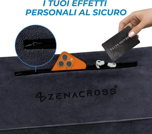 Thumbnail 2 de Zenacross Telo Palestra Microfibra 120x50