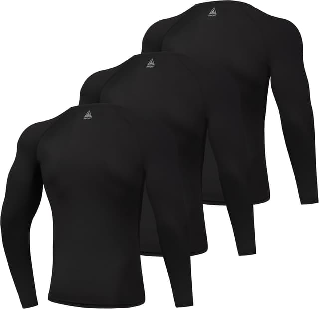 Thumbnail 1 de AMZSPORT Maglia Compressione Uomo 3 pezzi