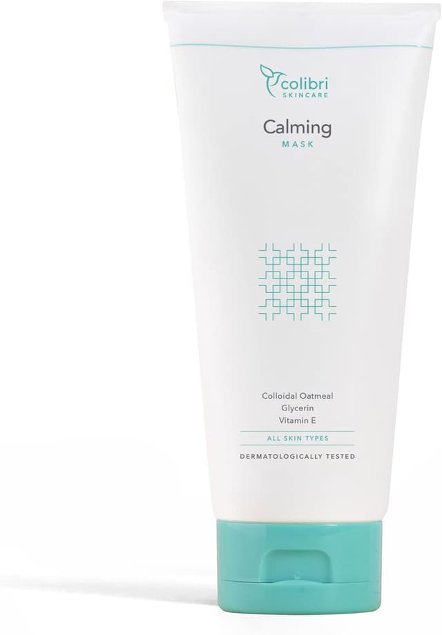 Detalle de Colibri Skincare CALMING MASK (150 ml) – maschera viso idratante, nutriente e purificante