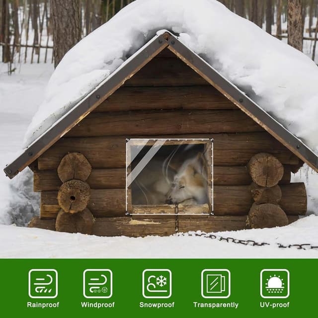 Thumbnail 3 de Clear Tarp 8x20ft Heavy Duty PVC Tarp 🏕