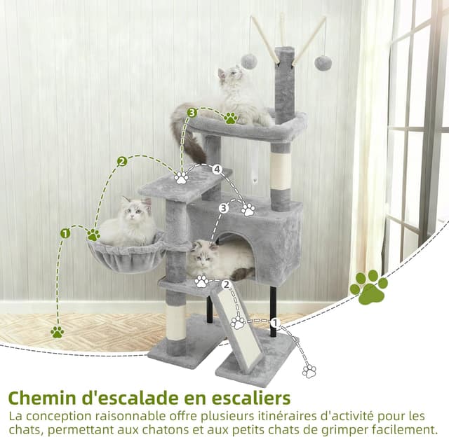 Detalle 2 de Gitelsnour GCT006SW arbre à chat intérieur