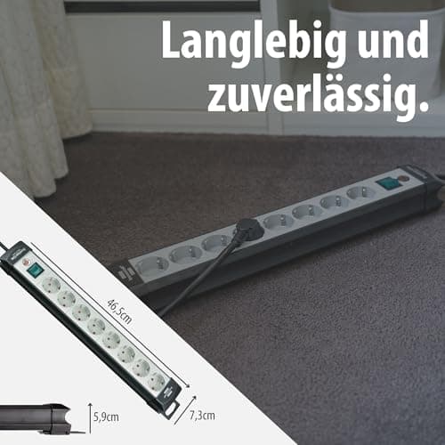 Thumbnail 6 de Brennenstuhl Premium-Line regleta 8 tomas con cable 5 m