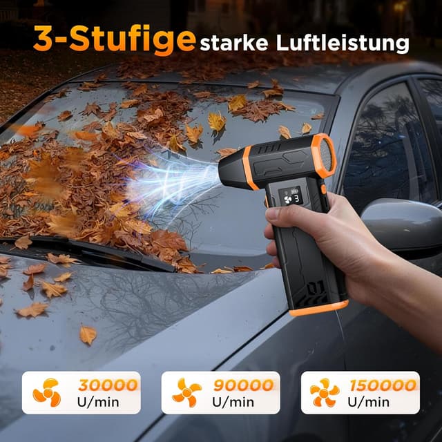 Detalle de VIWAVE Elektrisches Staubgebläse 150.000 U/min