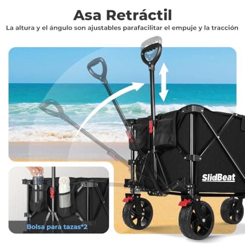 Thumbnail 4 de SLIDBEAT Carro Plegable XXL con Ruedas Grandes
