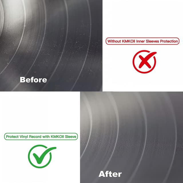 Thumbnail 3 de KMKOII 50x 12 Inch Anti‑Static Inner Sleeves