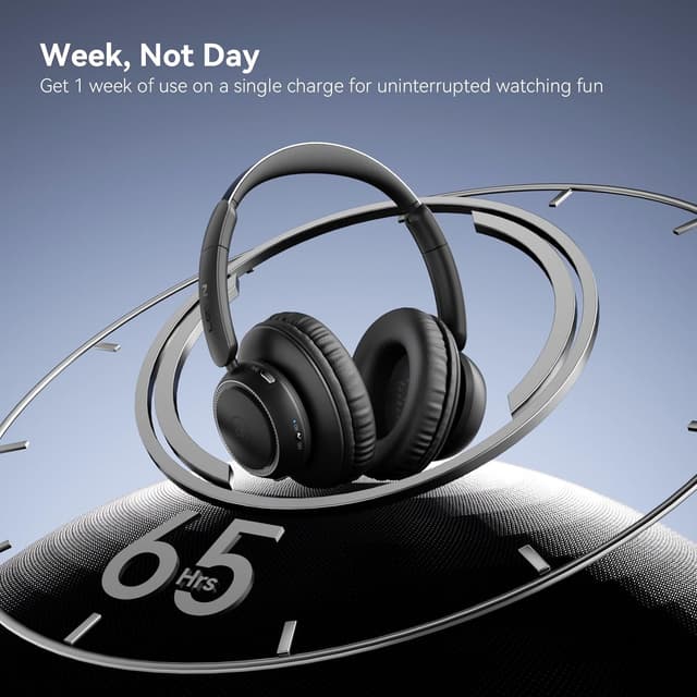 Thumbnail 5 de LEVN Wireless Headphones 65h TV headphones