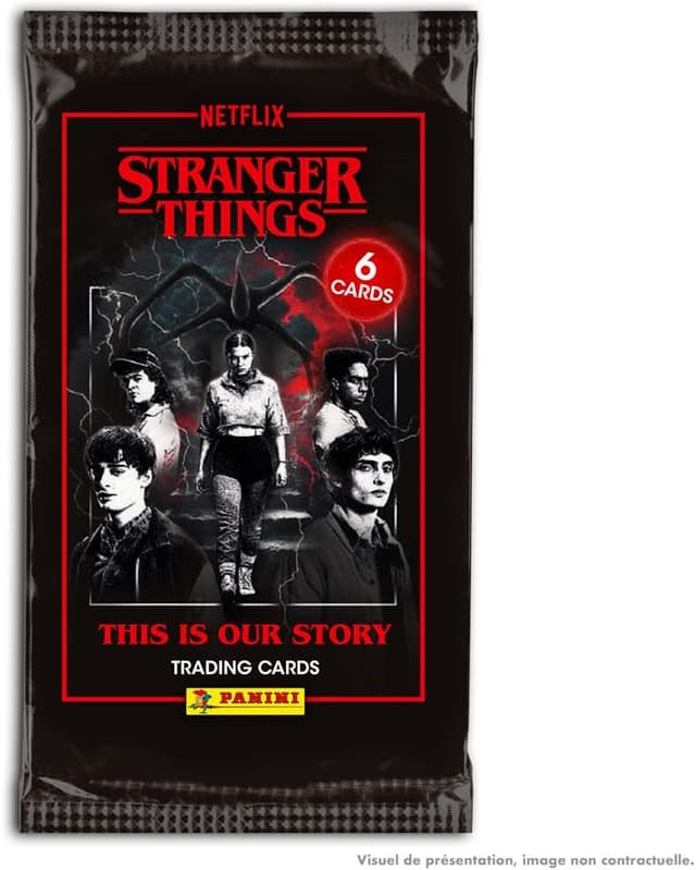 Detalle de Panini Stranger Things Trading Cards Starter pack (1 raccoglitore + 3 tasche + 1 carta edizione limitata)