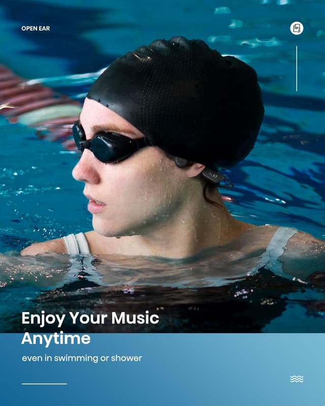 Thumbnail 4 de Guudsoud Bone Conduction Swimming Headphones 32GB