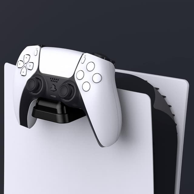 Detalle 2 de Playvital 2 Pack Universal Game Controller Wall Mount (PS5 console hanger, Xbox & Switch stands) – Black