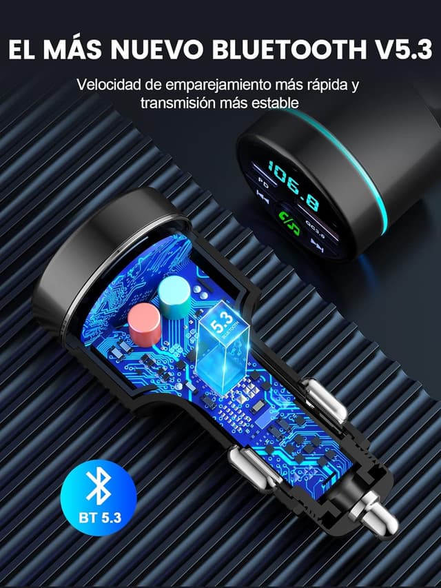 Thumbnail 5 de Mohard Transmisor FM Bluetooth 5.3 🔊