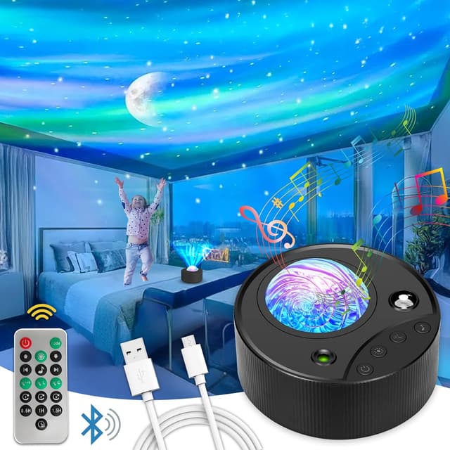 Thumbnail 6 de Northern Lights Aurora Sensory Star Projector with Bluetooth