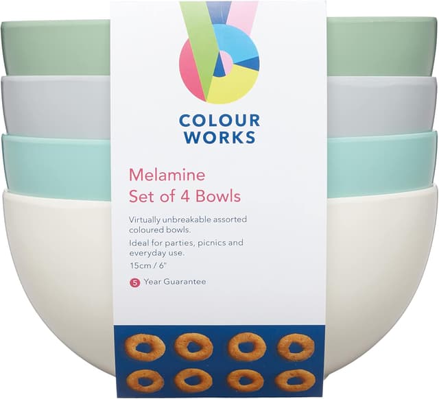 Thumbnail 3 de Colourworks Tazones de Plástico Irrompibles para Pasta, Juego de 4 🍝
