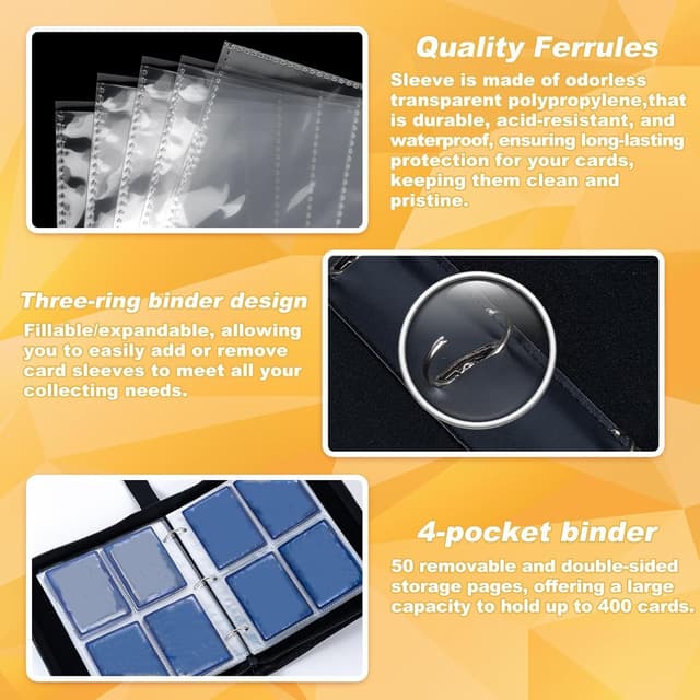 Detalle de Classeur Carte Pokemon 55 pages 440 cartes