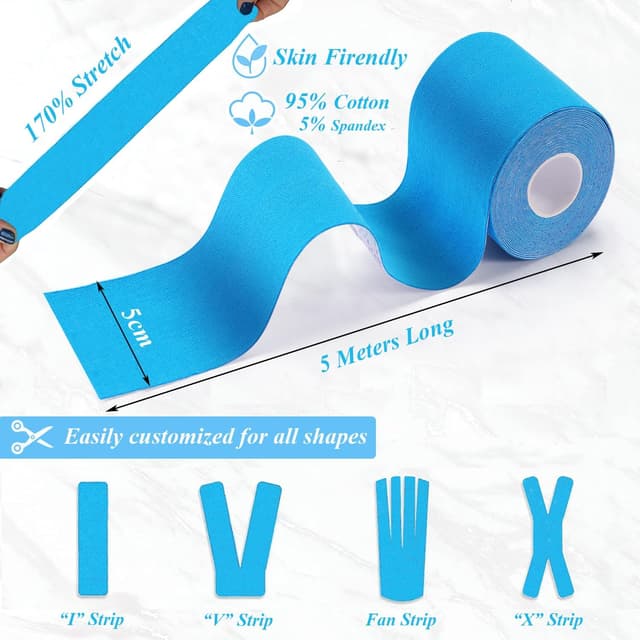 Detalle 2 de HONYAO Kinesiology Tape 5m sports support