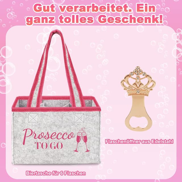 Thumbnail 3 de WenmthG Damen Flaschentasche 6 Flaschen